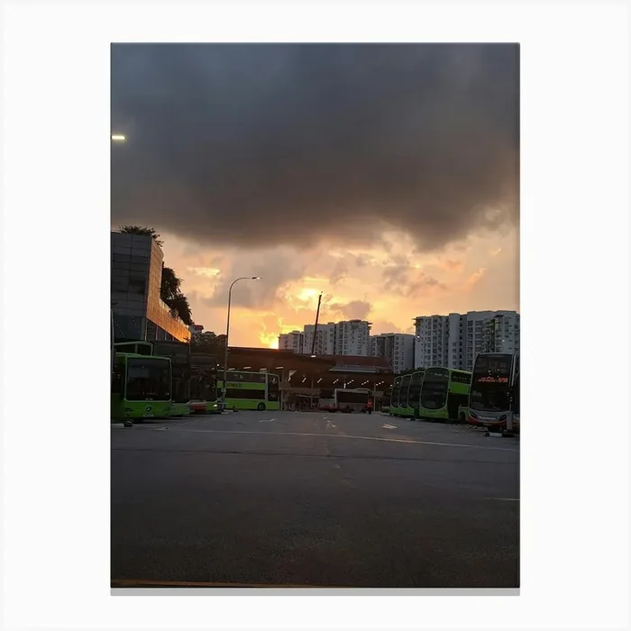 Sunset Canvas PrintIN by Izz Naufal