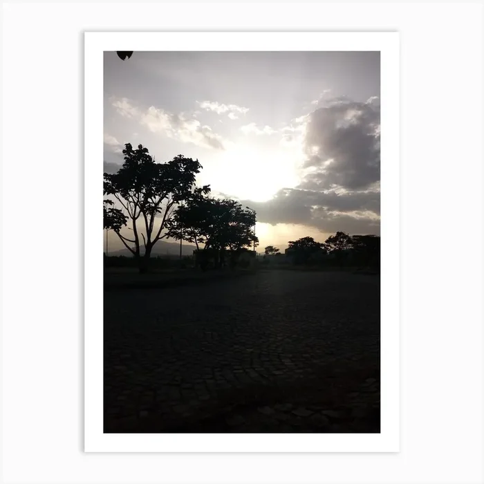 Sunset In Colombia Art PrintA by AMELWORK