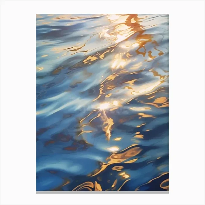 Sunset On The Water 1 Canvas PrintA by Aidyrose
