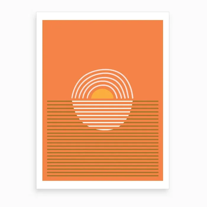Sunsets 2 Art Print by Elizabeth Olwen