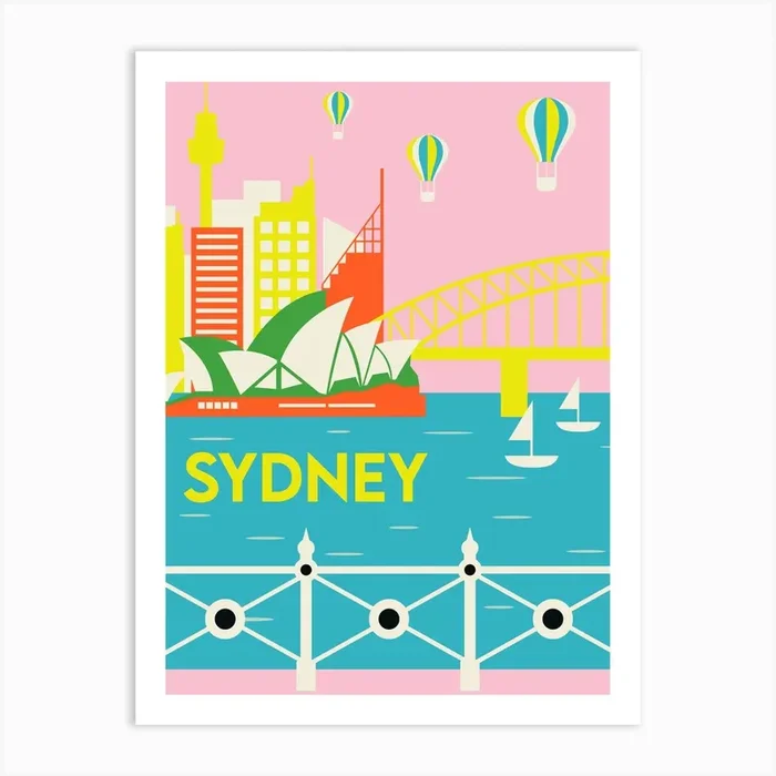 Sydney 1 Art Print by Cheryl Windsor