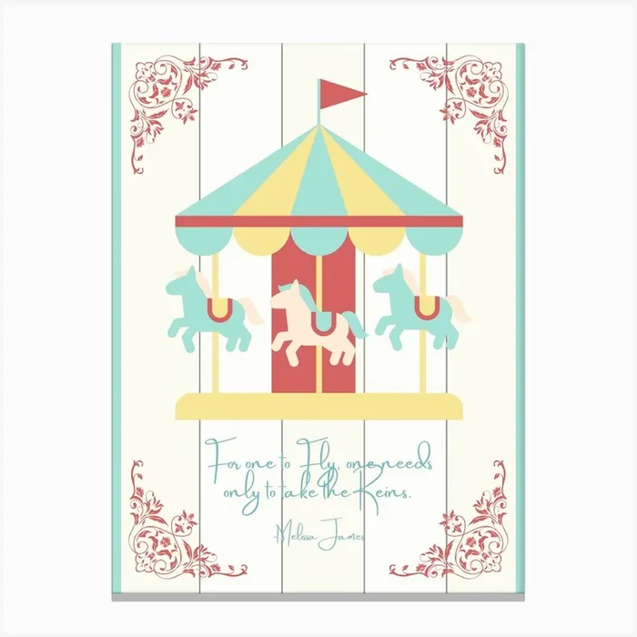 Take the Reins Canvas PrintK by Kymera