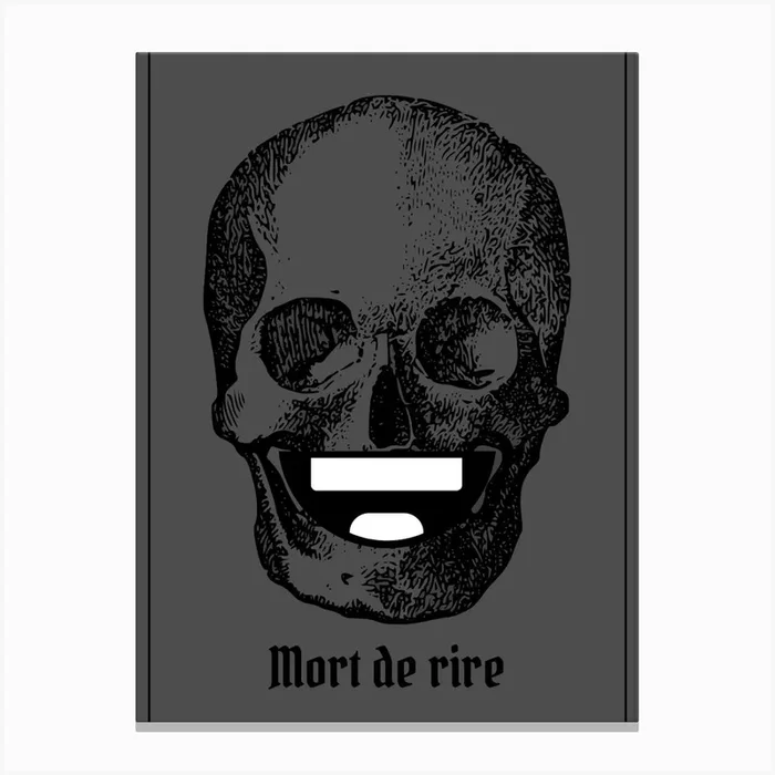 Tête de mort MDR Canvas PrintK by Kymera