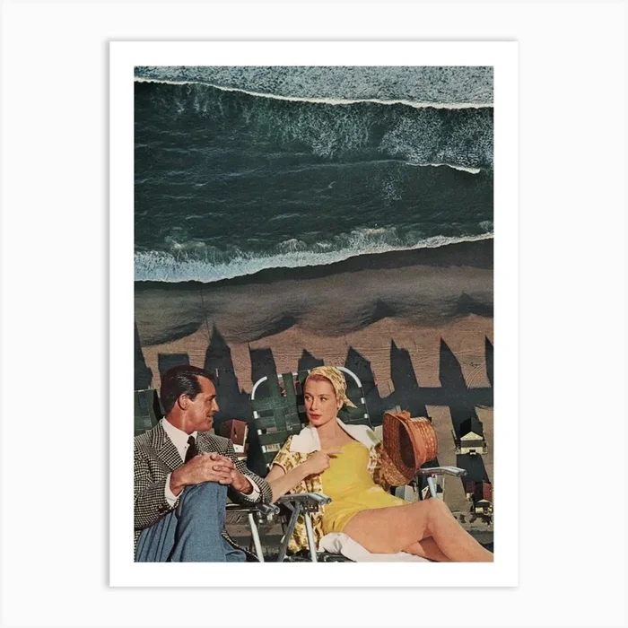 The Beach Art Print by Emily Miles