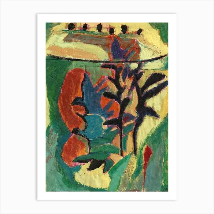 The Giant Vertical Flower Art Print by Margarida Almeida