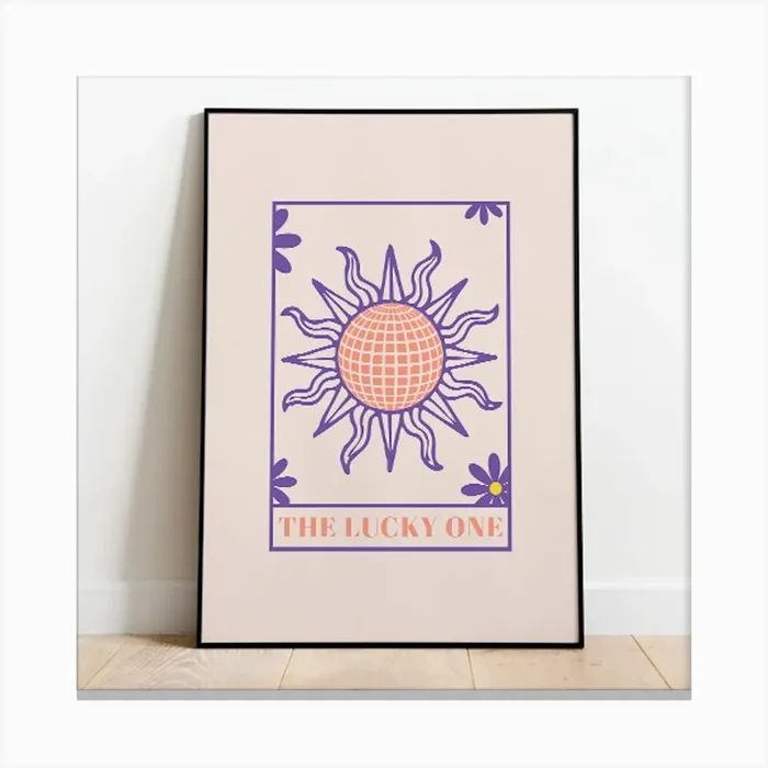 The Lucky One Print Canvas Print by Boogie Prints