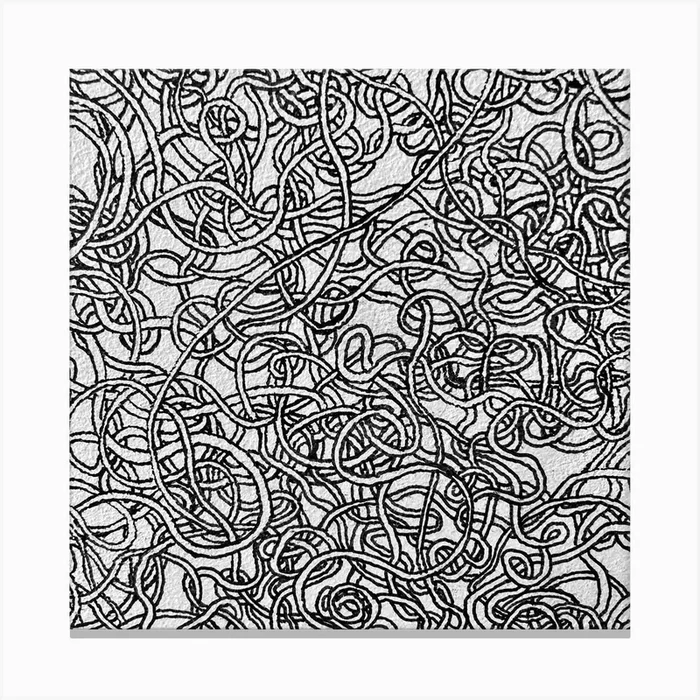The Original Entanglement (partial) Canvas Print by cozyWC