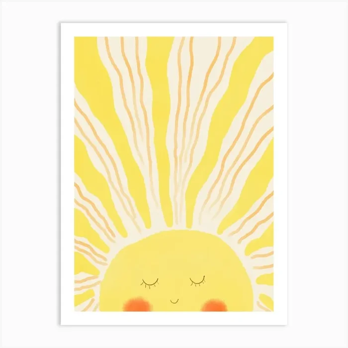 The Sun Art Print by Indigo Rain