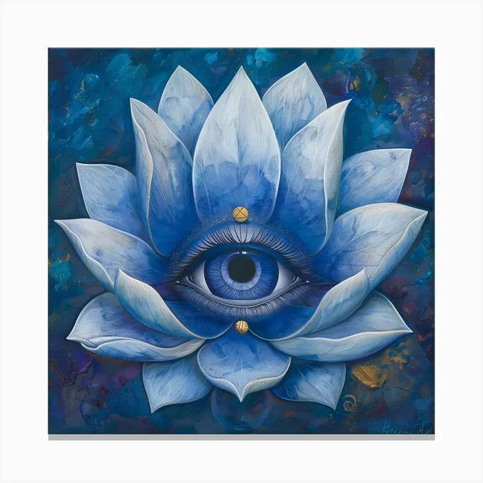 Third Eye Chakra (Ajna) 1 Canvas Print by Digital Nomad