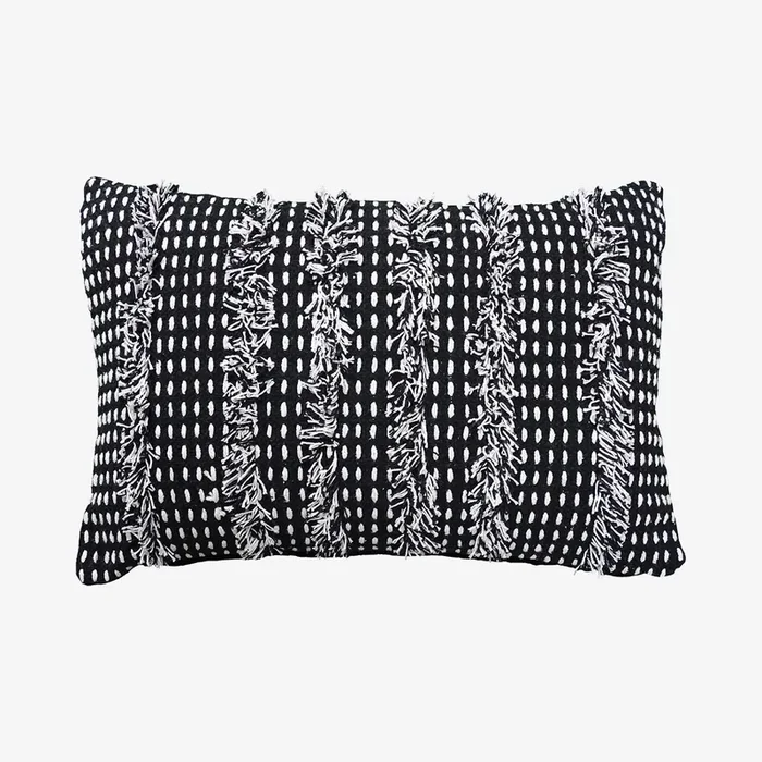 Throw Pillow – Black / White by A Dose of Whimsy