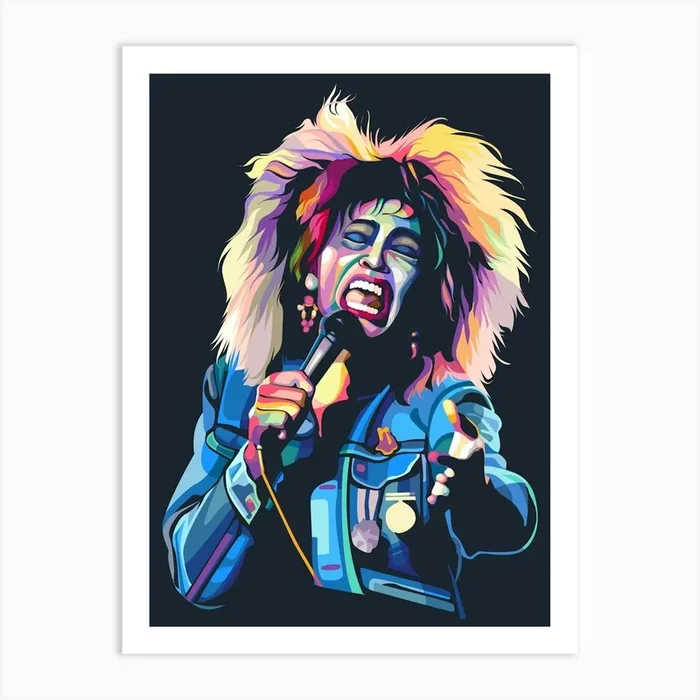 Tina Turner Wpap 1 Art Print by dikasujud