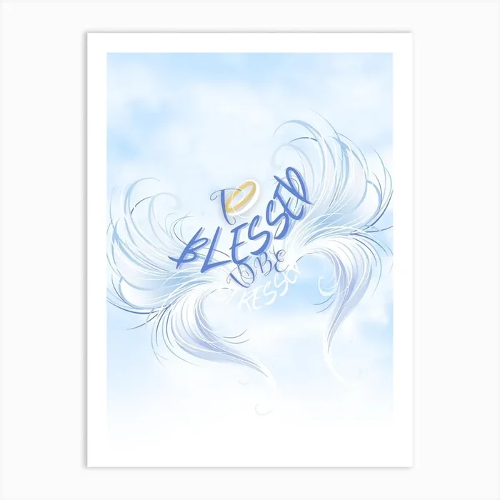 To blessed to be stressed Art PrintA by Atopnotchd9