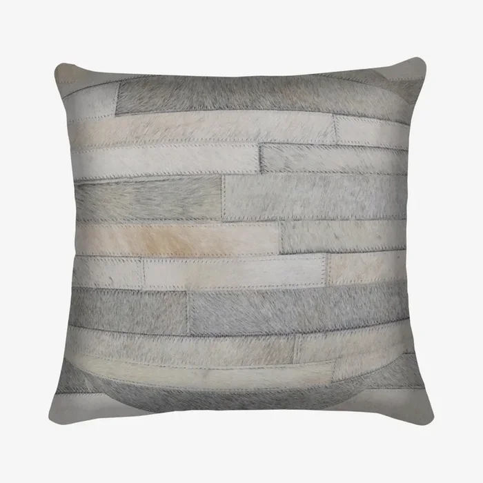Torino Madrid Square Pillow – Grey by Natural