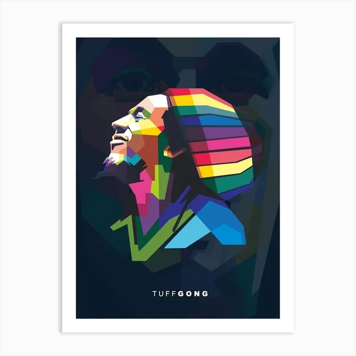 Tuff Gong Art PrintA by Alkahfsmart