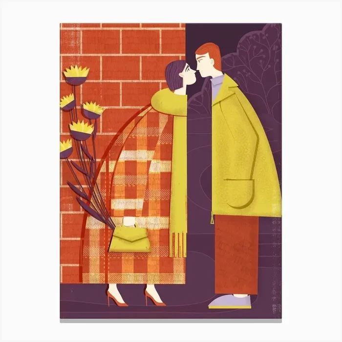Valentine’S Day Canvas Print by lIDIA TOMASHEVSKAYA