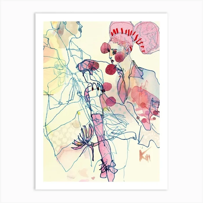 Valentine Art Print by Giulio Iurissevich