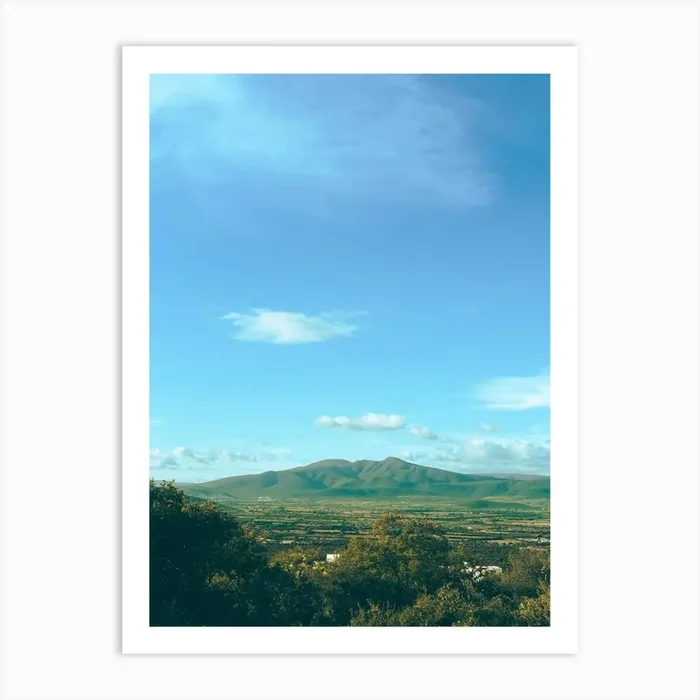 Valley Mountain Art PrintDM by Diego Morrison