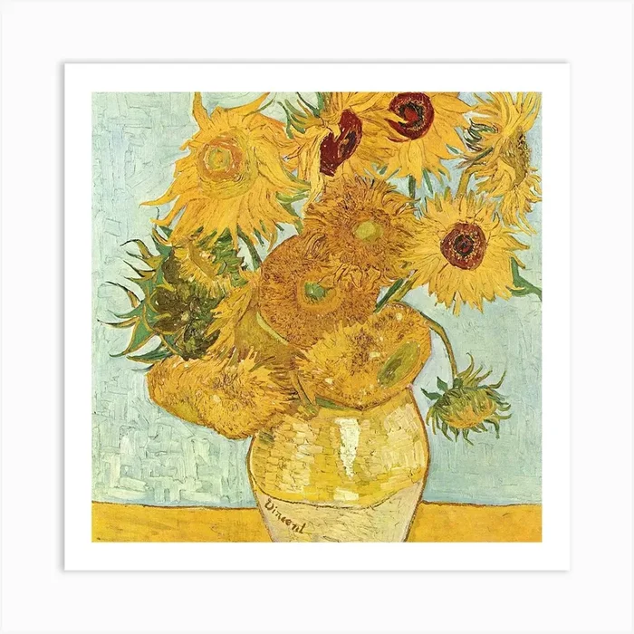 Van Gogh Life 5 Art PrintMF by Mister Flanagan Design