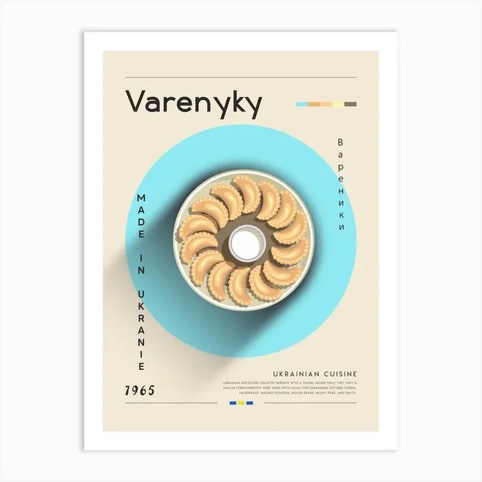 Varenyky 1 Art Print by Gastro World