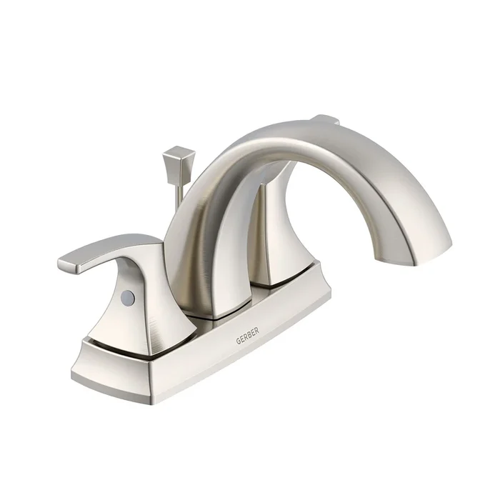 Vaughn® Two Handle Centerset Bathroom Faucet with Metal Pop-Up Drain
