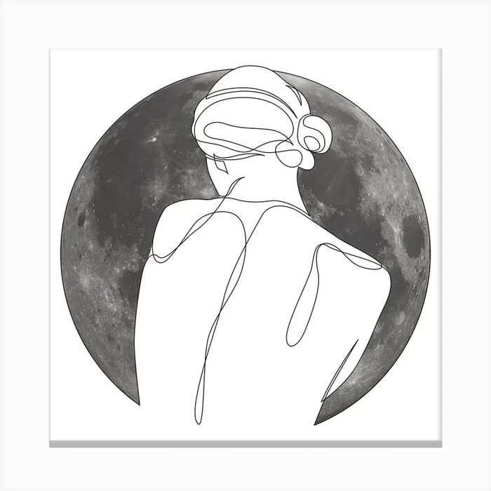 Vespertine Square Canvas Print by Addillum