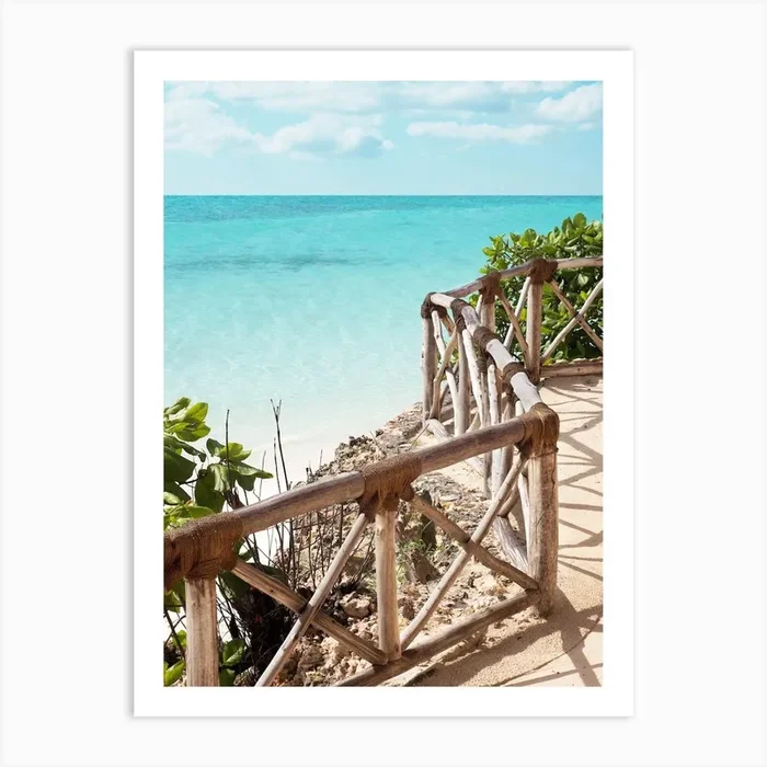Walk With Me Art Print by Gal Design