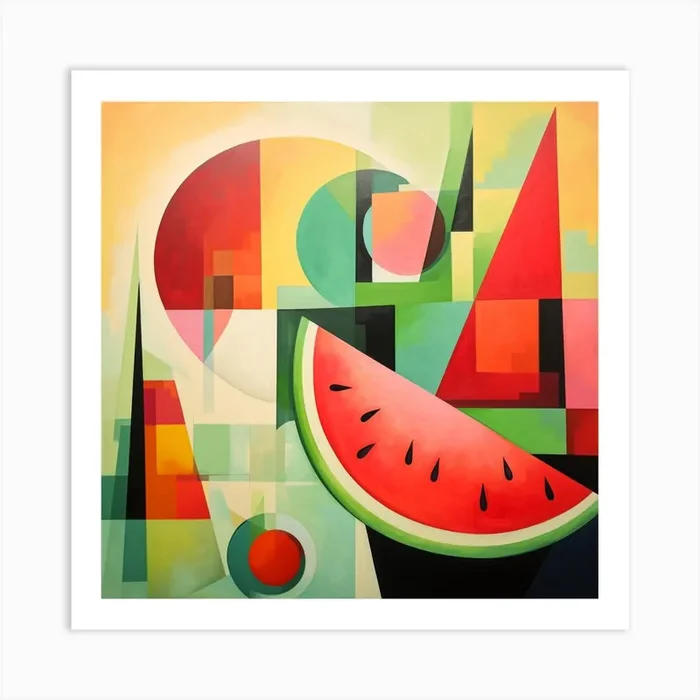 Watermelon Art Print by DigitalDoodle
