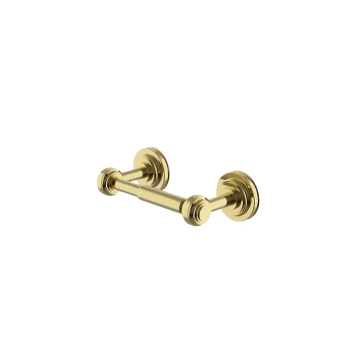 Waterworks Aero Wall Mounted Three Piece Paper Holder in Brass