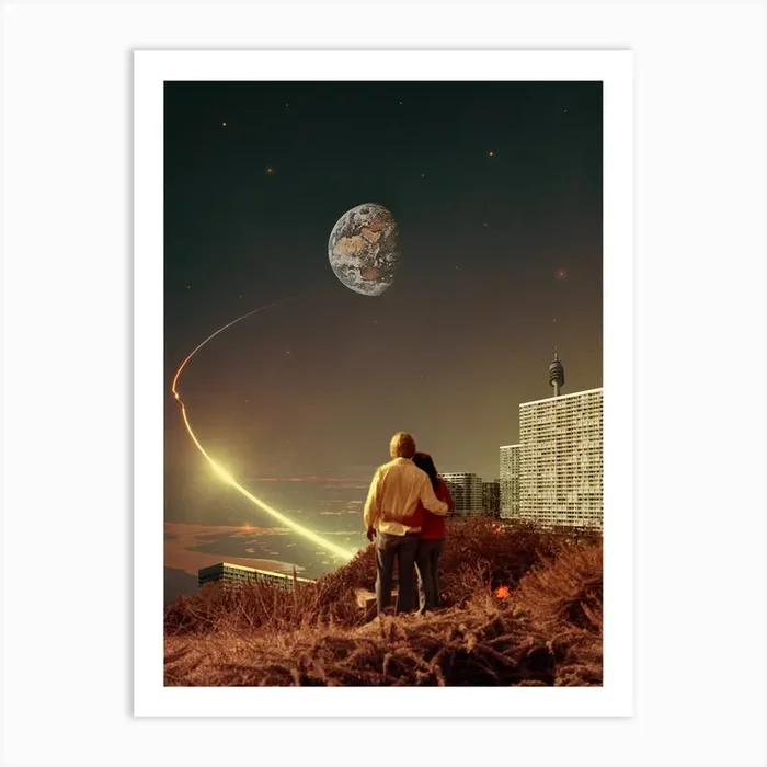We Used To Live There Too Art Print by Frank Moth
