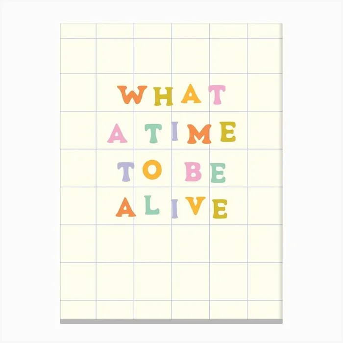 What A Time Canvas Print by Elizabeth Olwen