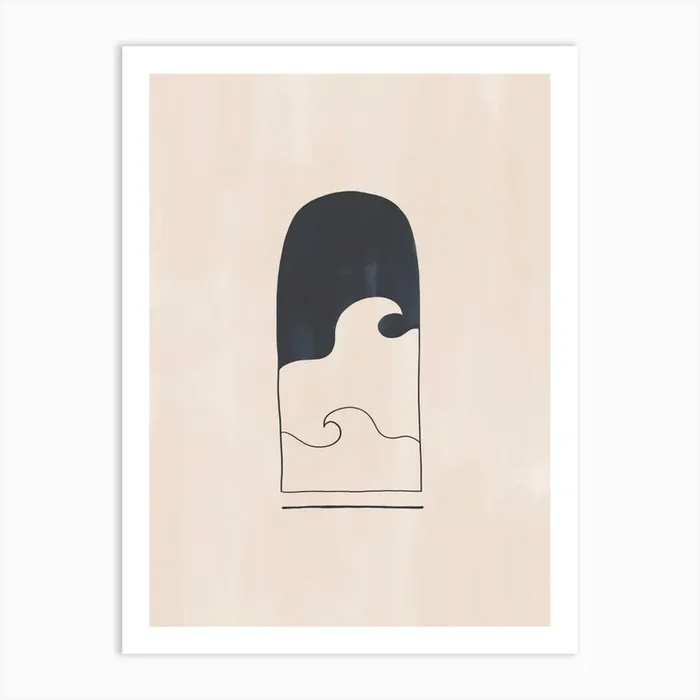 Window To The Ocean Art Print by Ivy Green Illustrations