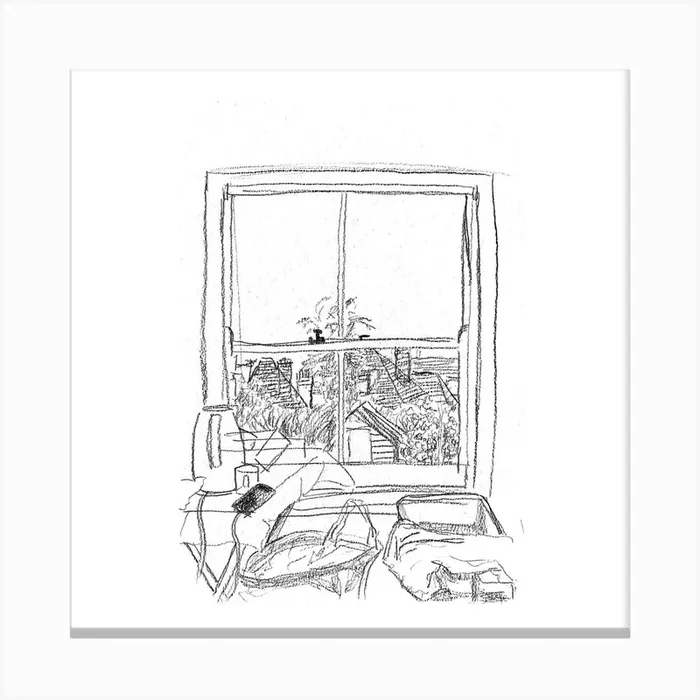 Window with a View Canvas Print by cozyWC