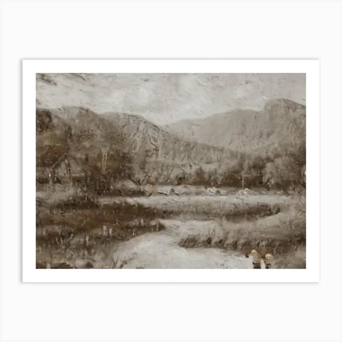 Winter Scene 2 Art Print by Francizzy