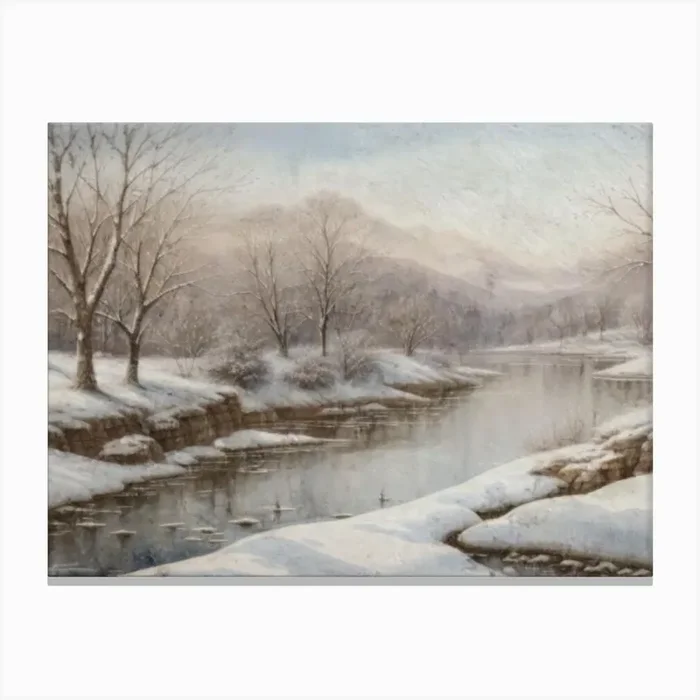 Winter Scene 5 Canvas Print by Francizzy