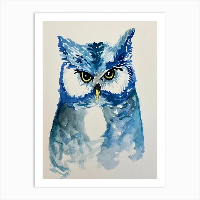 Wise Art Print by Kim B Originals