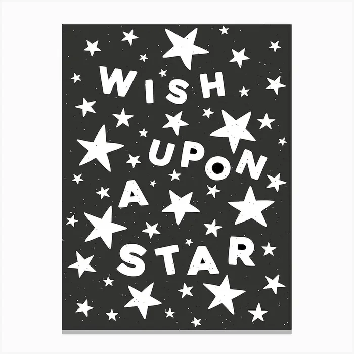 Wish Upon A Star Canvas Print by TheThursdayStudio