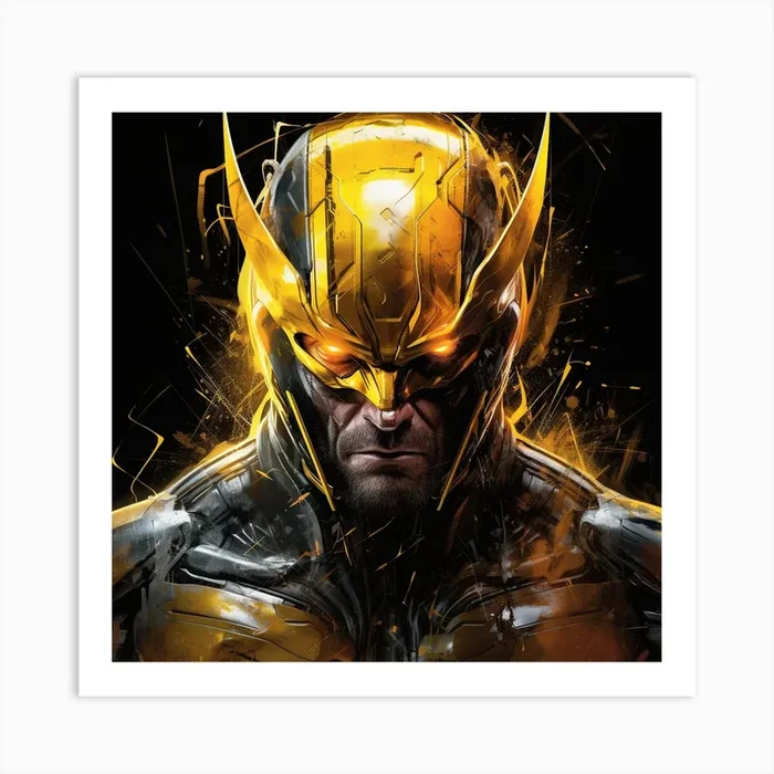 Wolverine Mechanical Ferocity Art Print by LLElonStephen