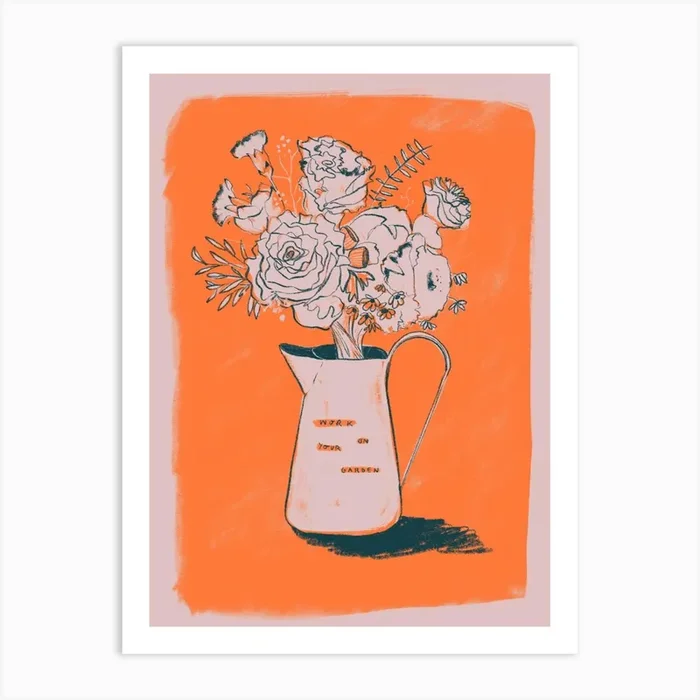 Work on your garden Art Print by Marinastu
